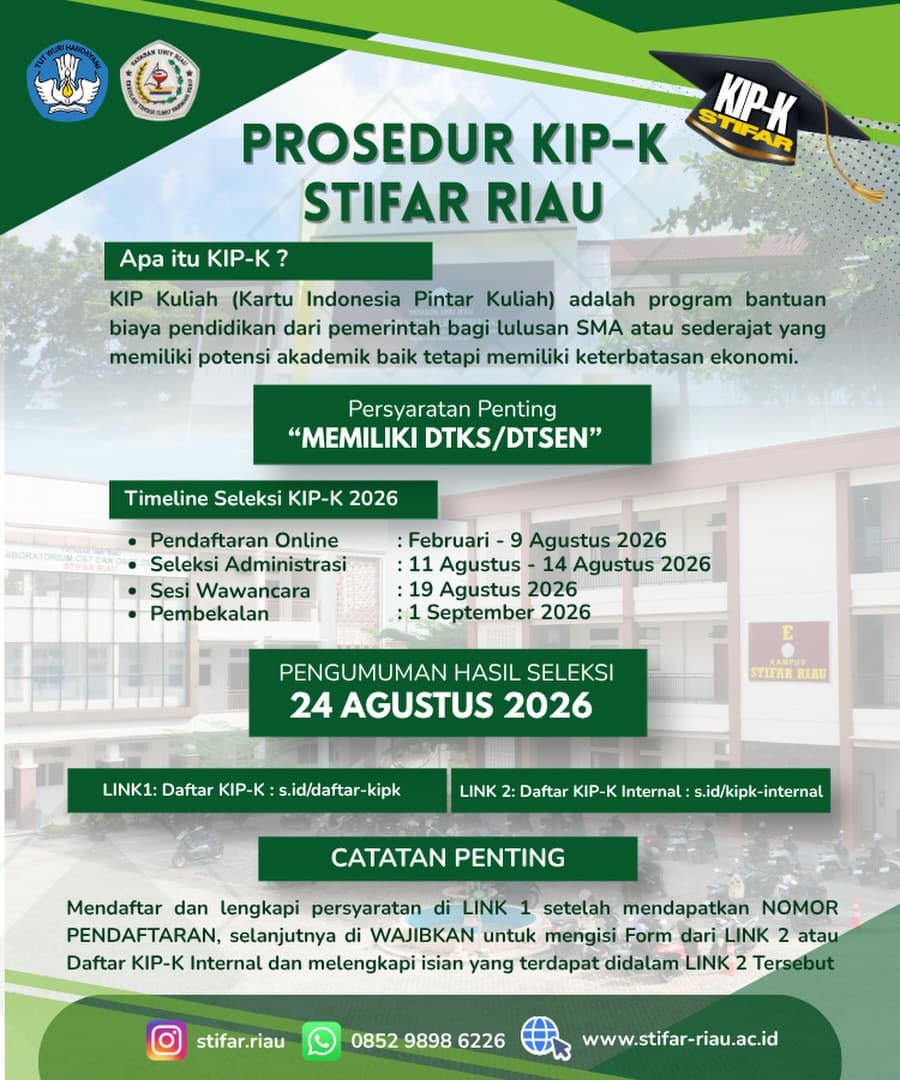 Kuliah impian bukan lagi sekadar harapan