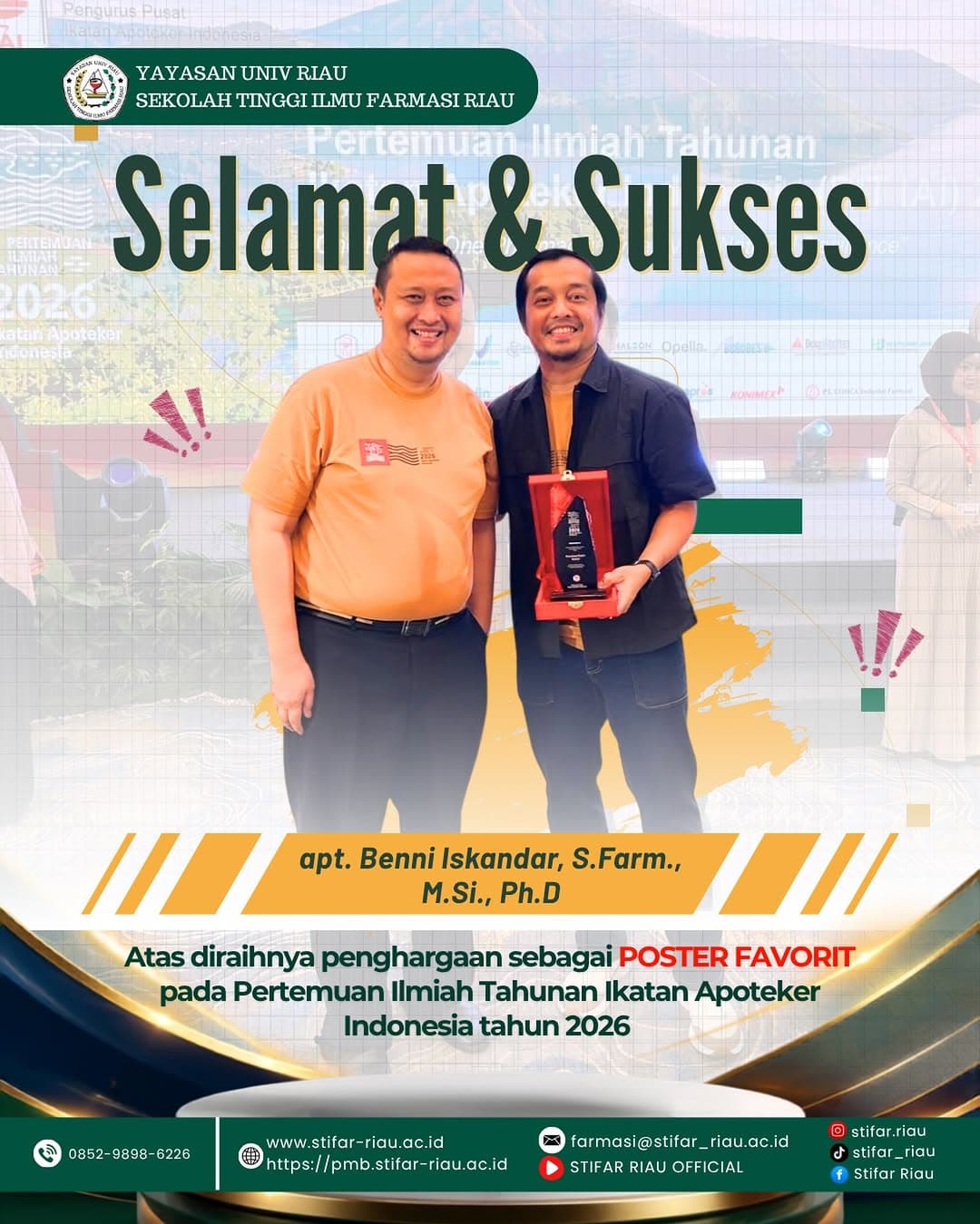 [SELAMAT & SUKSES] Selamat kepada apt