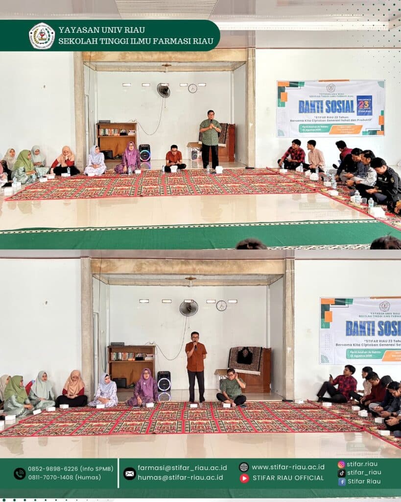 Dalam rangka memperingati Dies Natalis STIFAR Riau ke-23, keluarga besar STIFAR Riau melaksanakan kegiatan Bakti Sosial ke Panti Asuhan Ar-Rahim