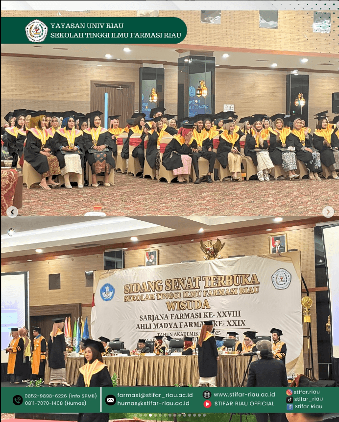 WISUDA SARJANA FARMASI KE-XXVIII & AHLI MADYA FARMASI KE-XXIX