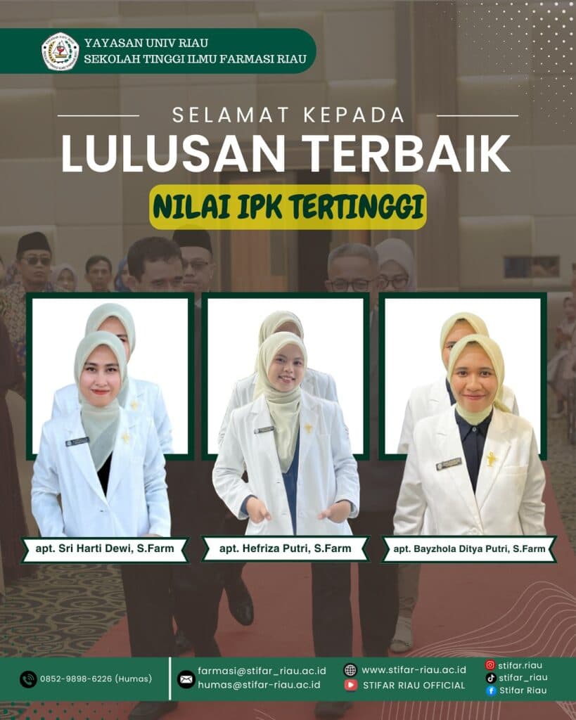 SUMPAH APOTEKER XIII dan LULUSAN Terbaik