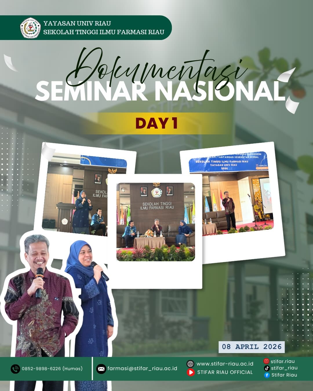 DAY 1: Seminar Nasional STIFAR Riau 2026