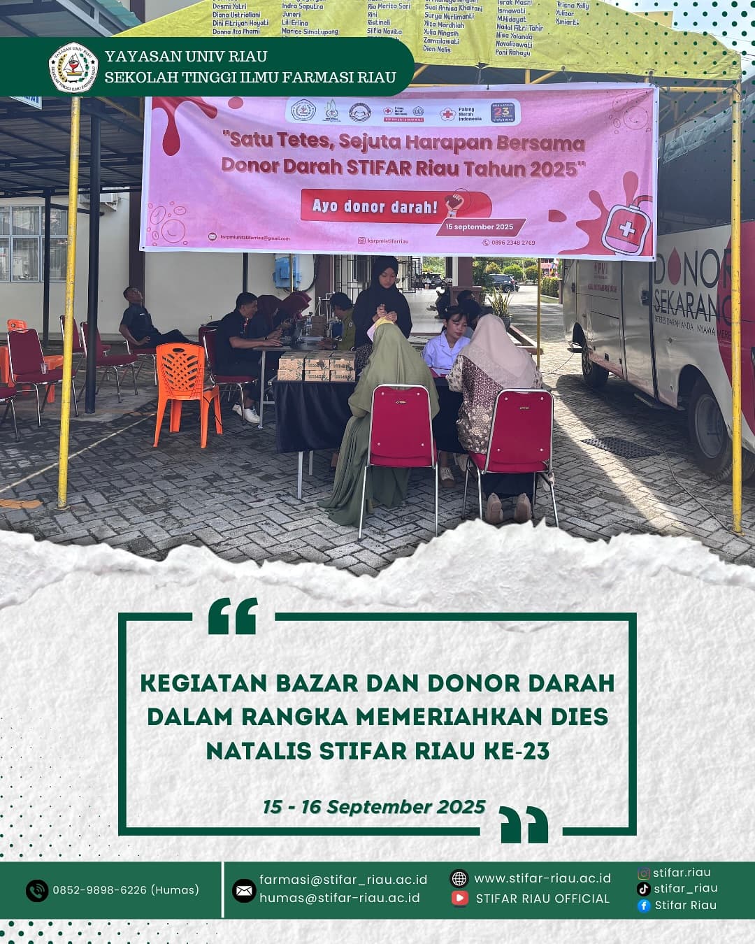 BAZAR DAN DONOR DARAH