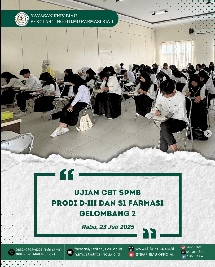 UJIAN CBT SPMB PRODI D-III & S1 FARMASI GEL.2