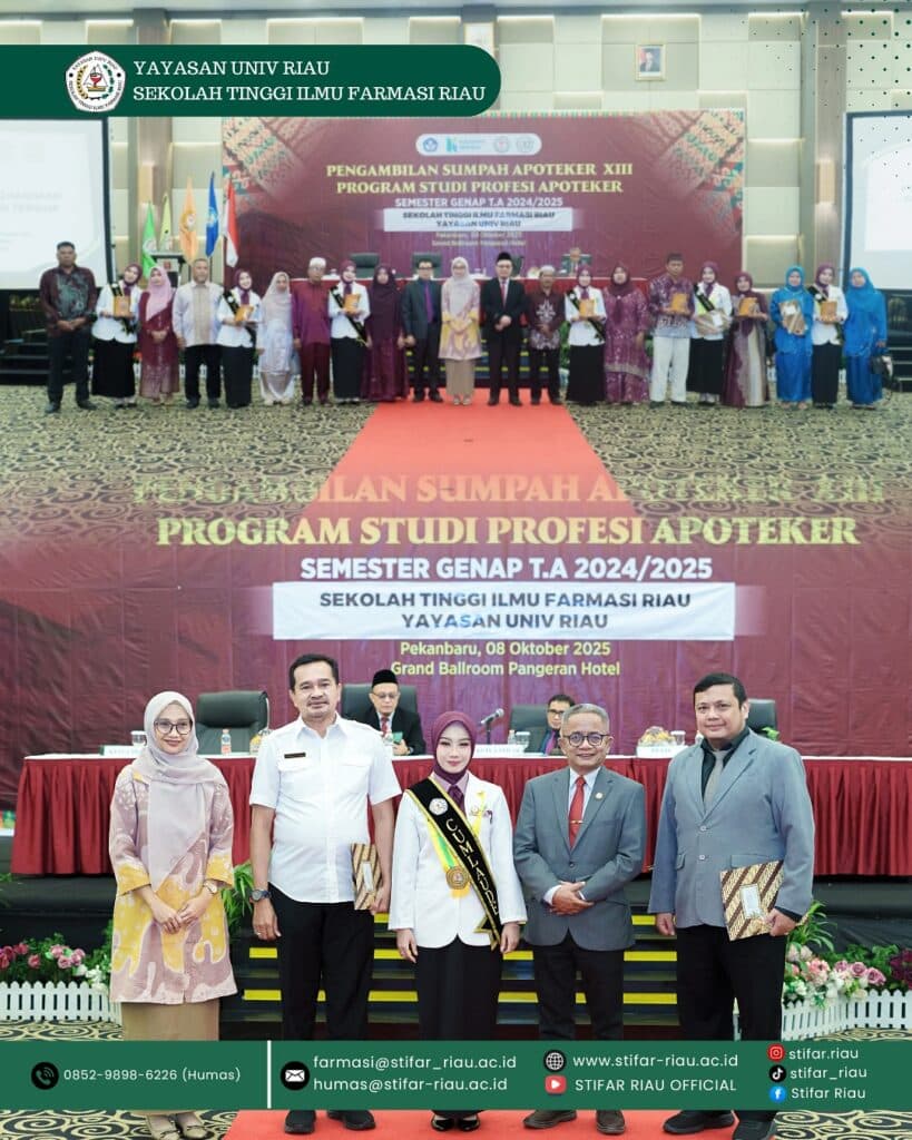 SUMPAH APOTEKER XIII dan LULUSAN Terbaik