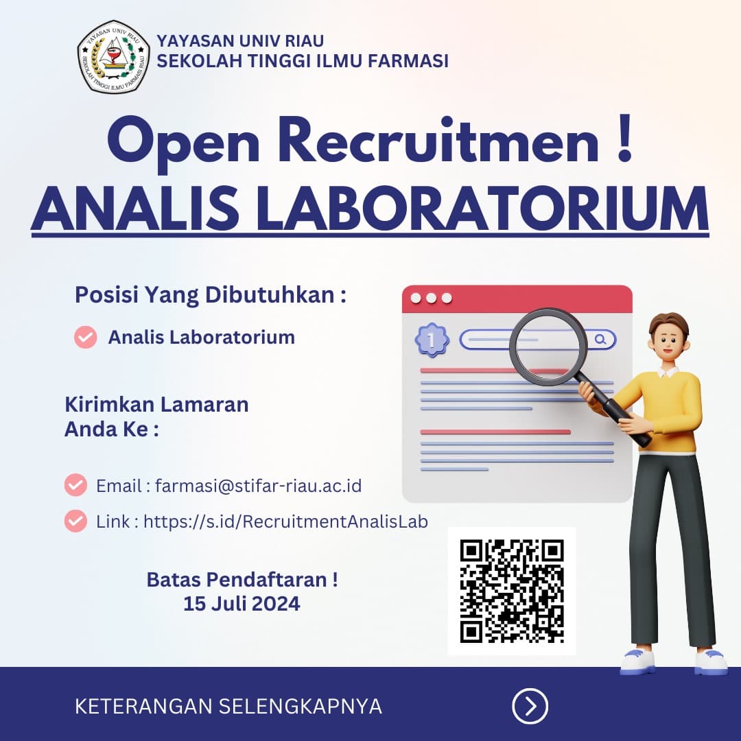 Open Recruitmen ANALIS LABORATORIUM