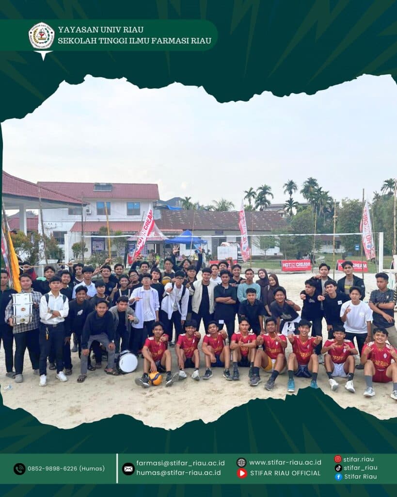 Tim Volly Putra STIFAR Riau sukses meraih Juara I pada ajang PMC Cup 2026 untuk cabang olahraga volly putra.