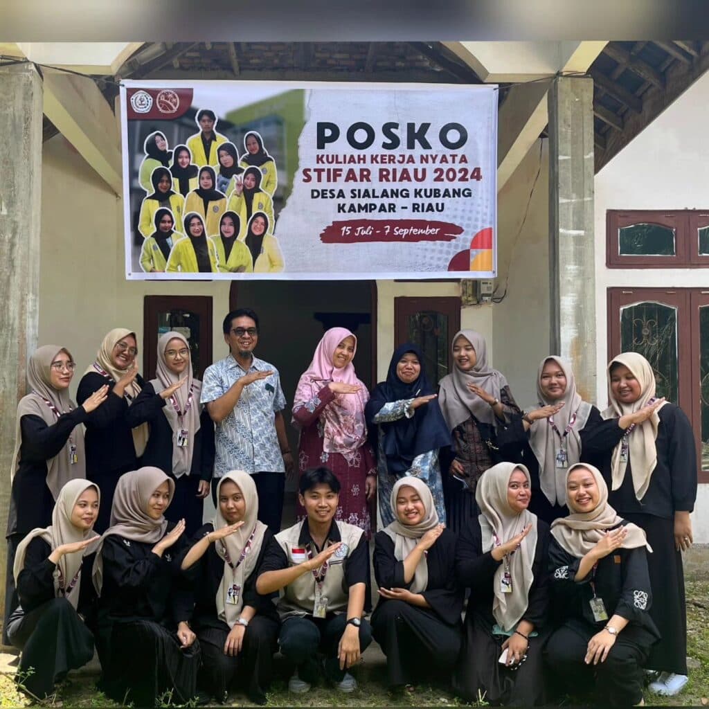 Penjemputan Mahasiswa Kukerta STIFAR Riau 2024Kec. Perhentian Raja & Kec. Kampar Kiri Hilir Kab. Kampar