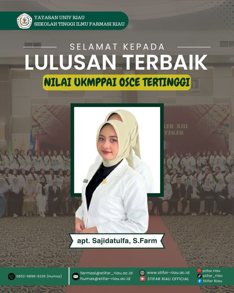 SUMPAH APOTEKER XIII dan LULUSAN Terbaik