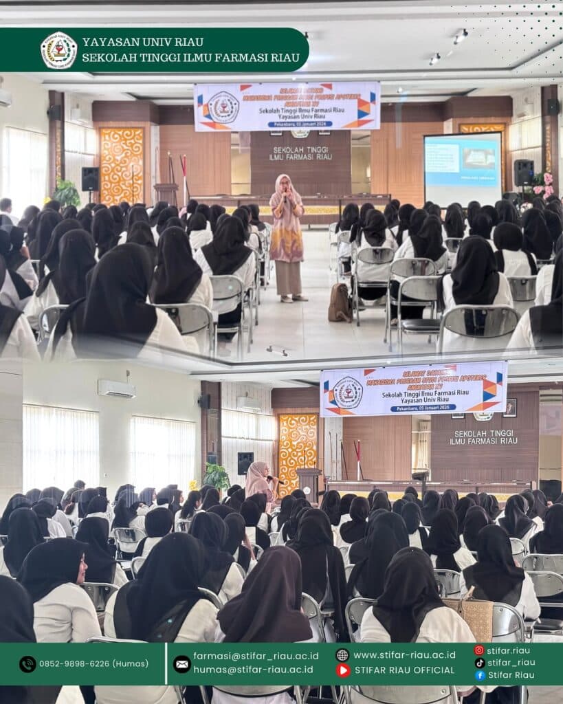Selamat datang Mahasiswa Baru Program Studi Profesi Apoteker Angkatan XV di Sekolah Tinggi Ilmu Farmasi Riau 🙌🏻
