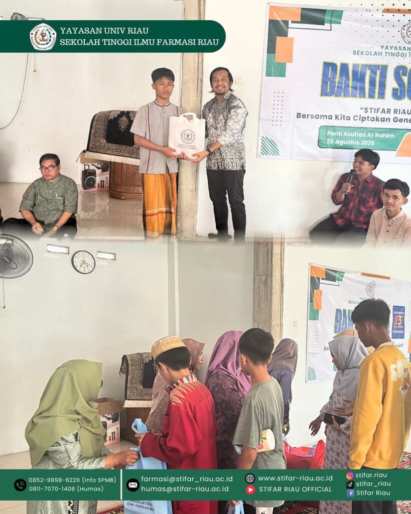 Dalam rangka memperingati Dies Natalis STIFAR Riau ke-23, keluarga besar STIFAR Riau melaksanakan kegiatan Bakti Sosial ke Panti Asuhan Ar-Rahim