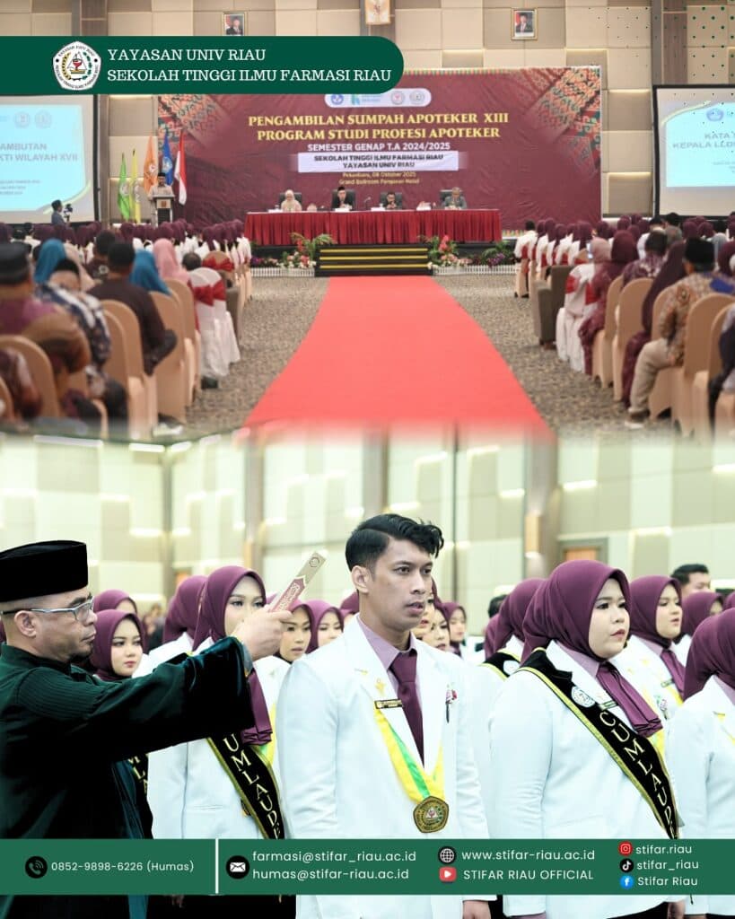 SUMPAH APOTEKER XIII dan LULUSAN Terbaik
