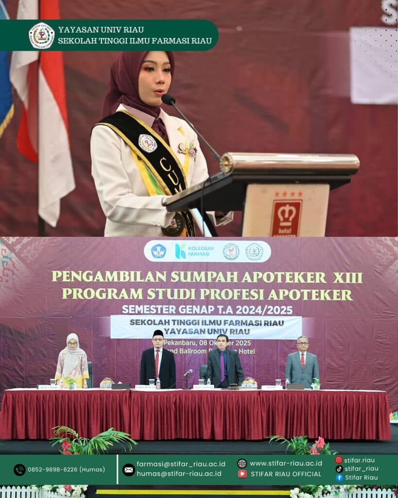 SUMPAH APOTEKER XIII dan LULUSAN Terbaik