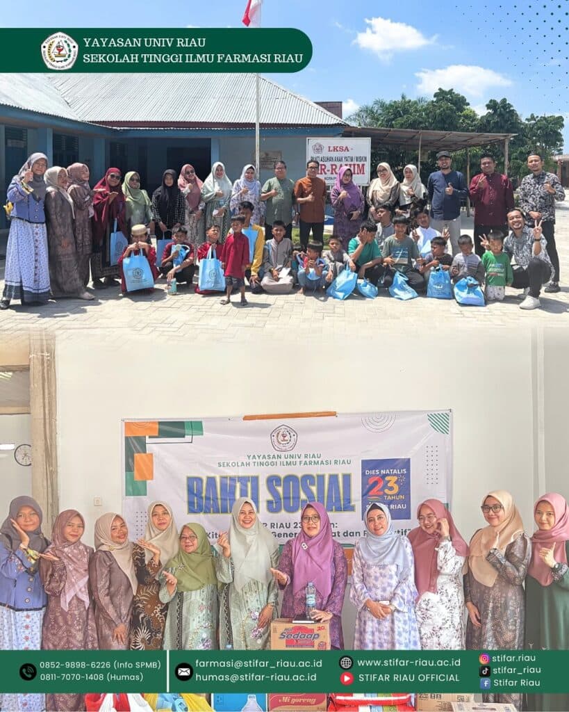 Dalam rangka memperingati Dies Natalis STIFAR Riau ke-23, keluarga besar STIFAR Riau melaksanakan kegiatan Bakti Sosial ke Panti Asuhan Ar-Rahim