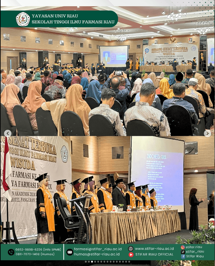WISUDA SARJANA FARMASI KE-XXVIII & AHLI MADYA FARMASI KE-XXIX