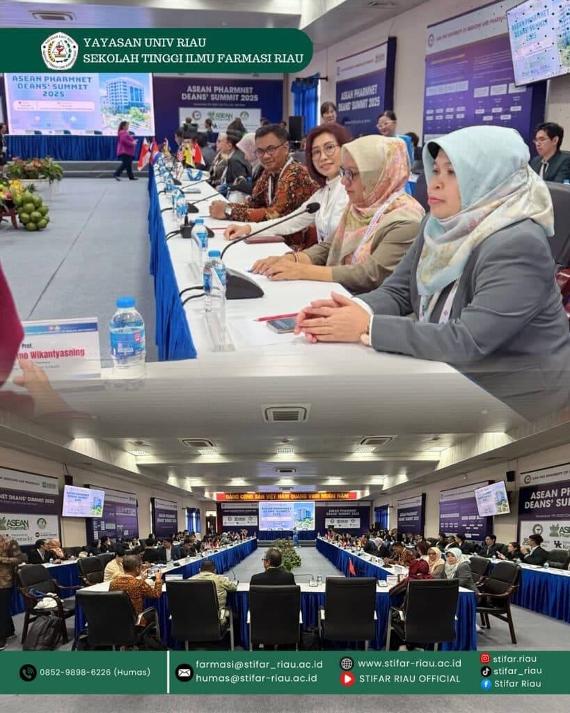 STIFAR Riau melalui Dr. Apt. Adriani Susanty, M.Farm berkesempatan mewakili kampus dalam ajang ASEAN PharmNet Deans’ Summit 2025 di Can Tho University, Vietnam.