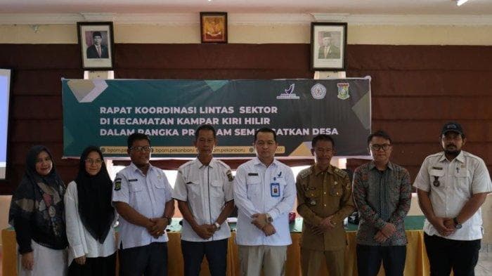 BBPOM Pekanbaru dan STIFAR Riau Gelar Rakor Lintas Sektor Program Semangatkan Desa di Kampar
