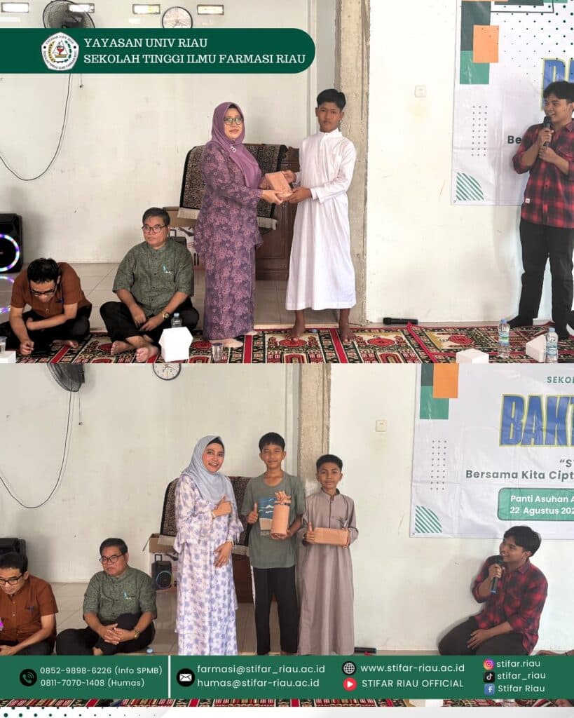 Dalam rangka memperingati Dies Natalis STIFAR Riau ke-23, keluarga besar STIFAR Riau melaksanakan kegiatan Bakti Sosial ke Panti Asuhan Ar-Rahim