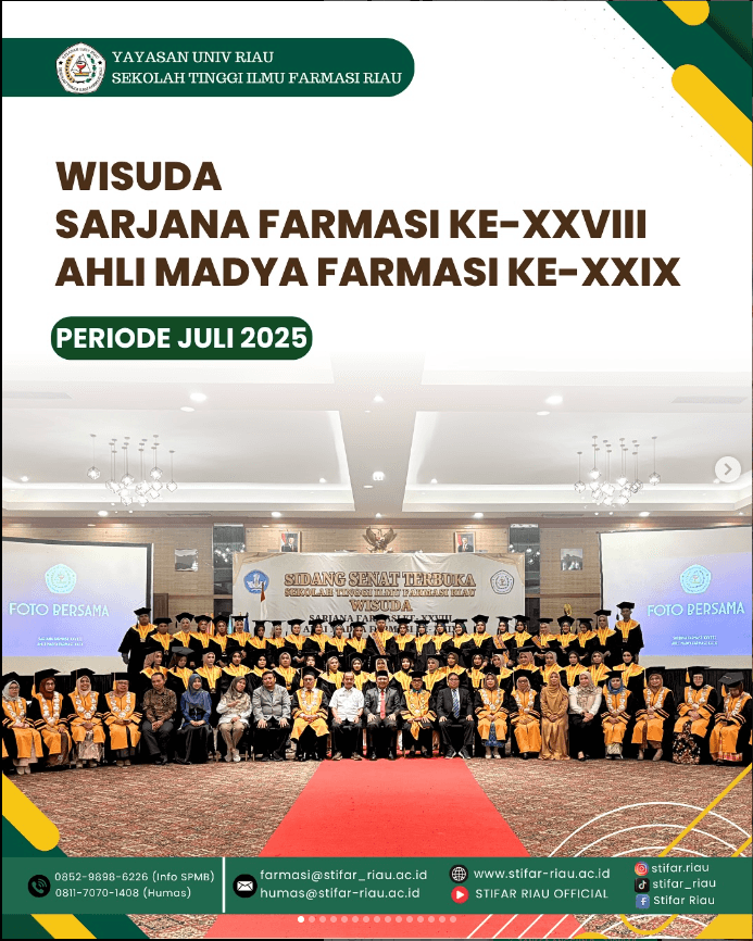 WISUDA SARJANA FARMASI KE-XXVIII & AHLI MADYA FARMASI KE-XXIX