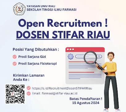 Open Recuitmen Dosen STIFAR RIAU