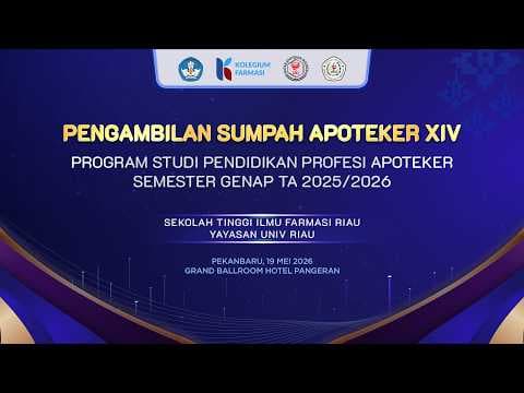 PENGAMBILAN SUMPAH APOTEKER XIV STIFAR RIAU