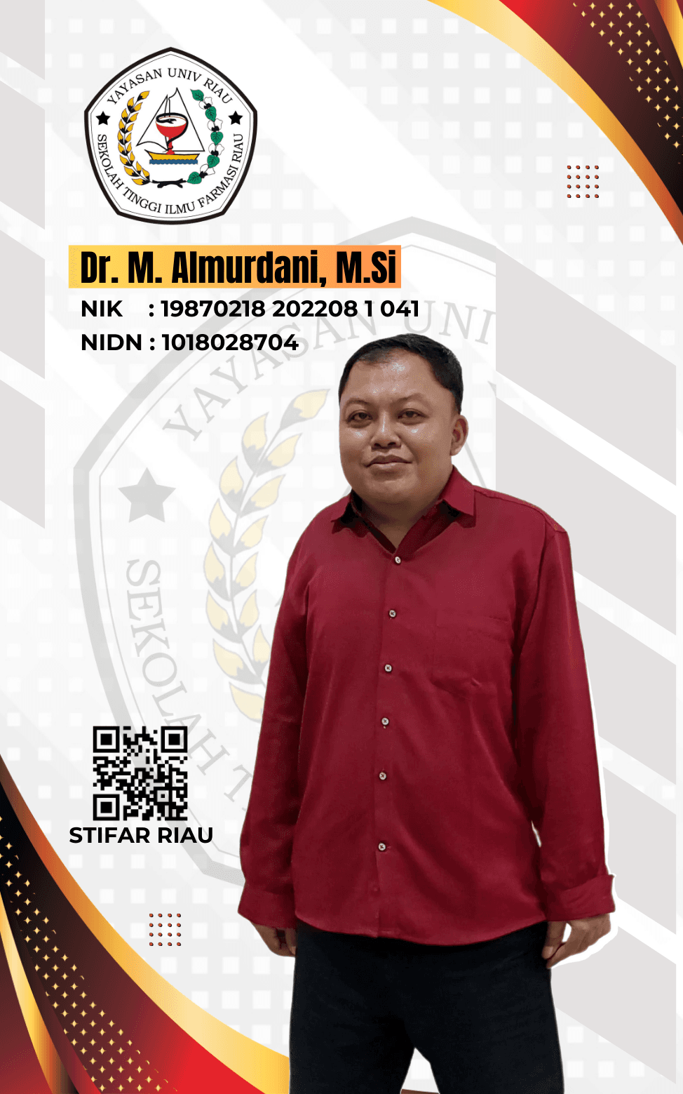 Dr. M. Almurdani, M.Si