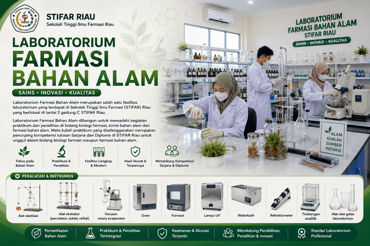 Laboratorium Farmasi Bahan Alam