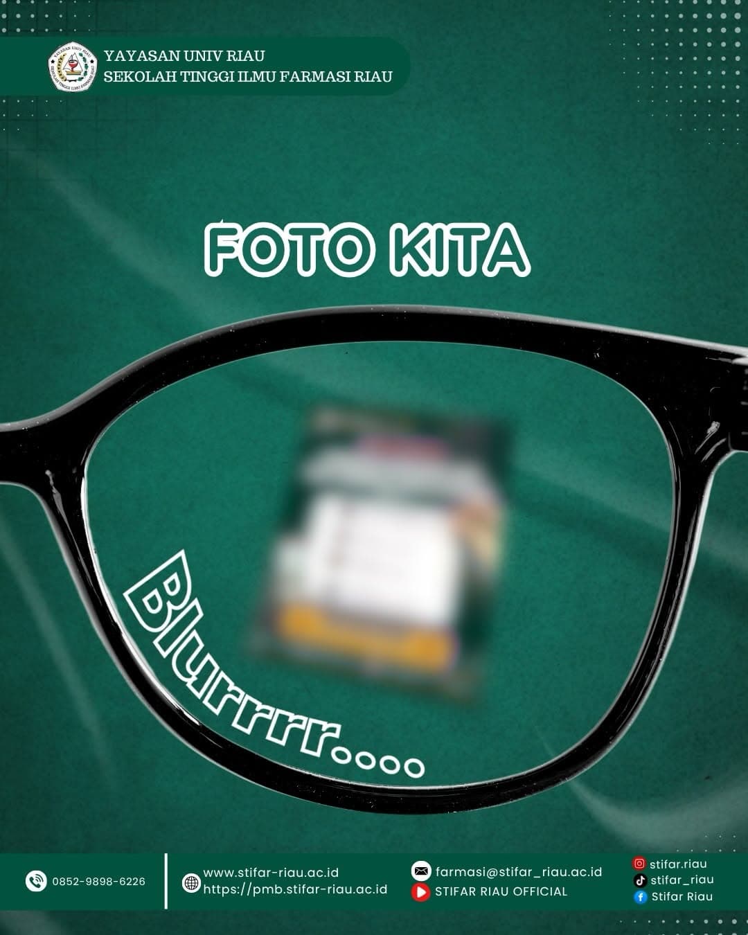 Masa depan jangan sampai blur!