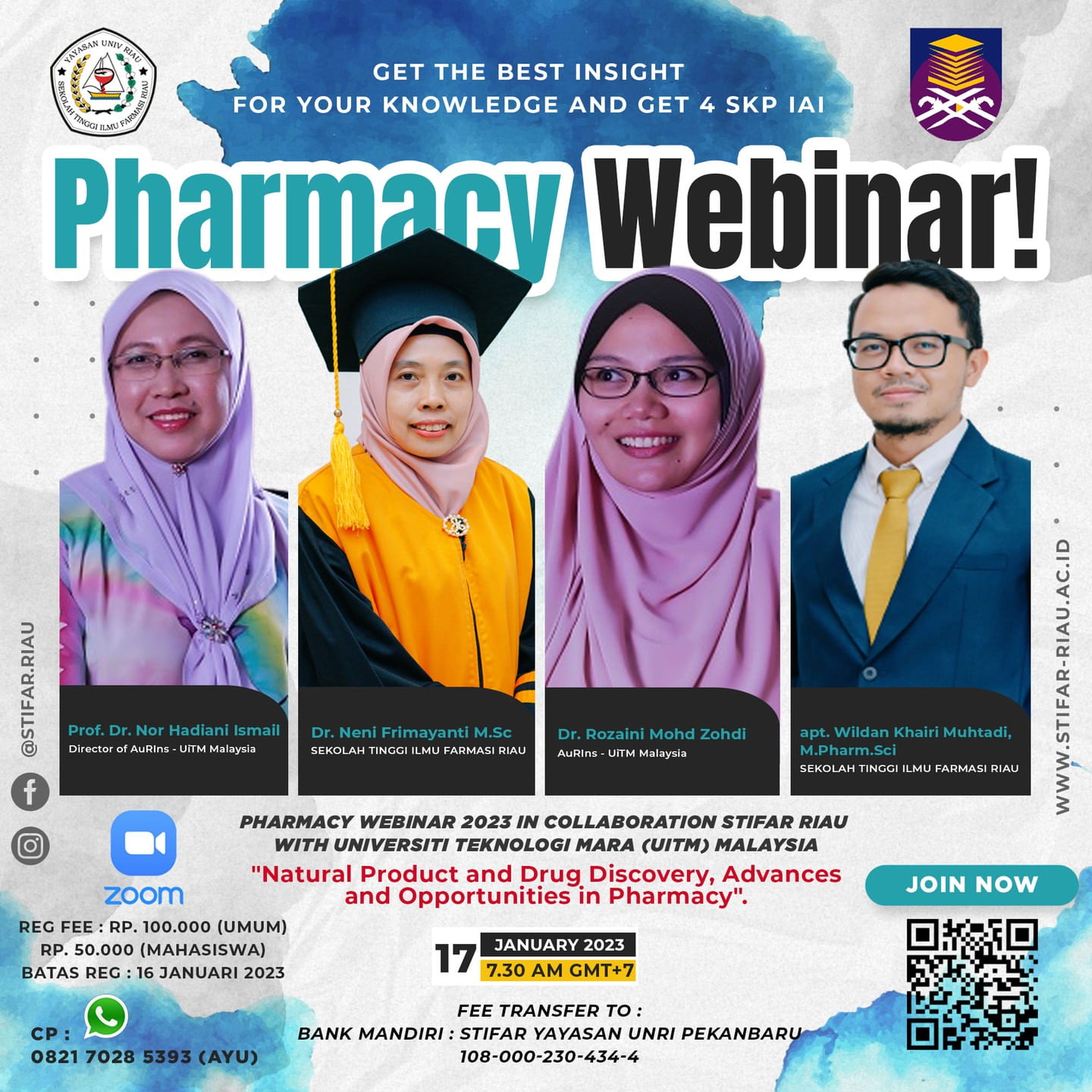 Pharmacy Webinar 2023 will be held on 17th January 2023.
